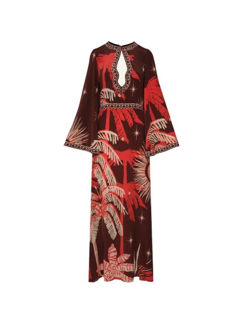 Johanna Ortiz Leyenda Del Tiempo maxi dress - Brown - zdjęcie produktu nr 1