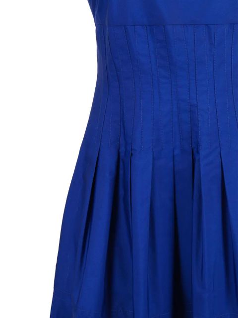 Max Mara pleated flared midi dress - Blue