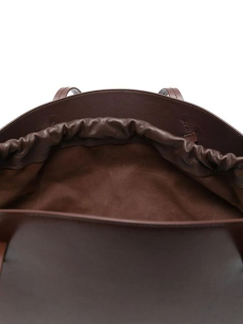 Jil Sander large Curve shoulder bag - Brown