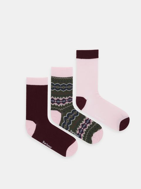 Barbour skarpetki 3-pack kolor zielony LGS0102 - zdjęcie produktu nr 1