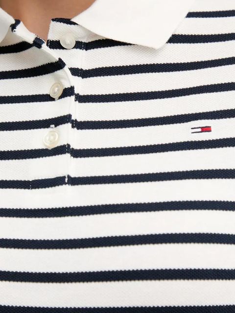 Tommy Jeans polo damski kolor szary DW0DW20160