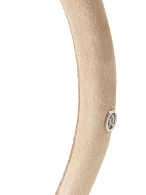 Maison Michel suede headband - Neutrals - zdjęcie produktu nr 2