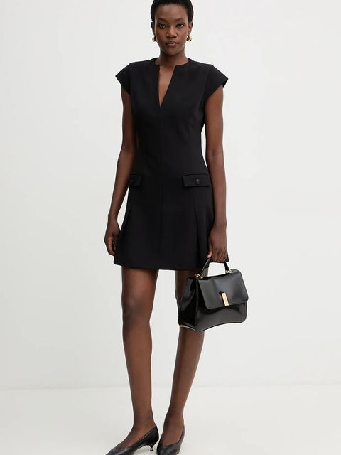 Guess sukienka JOANDRA kolor czarny mini rozkloszowana W5BK19 W2402