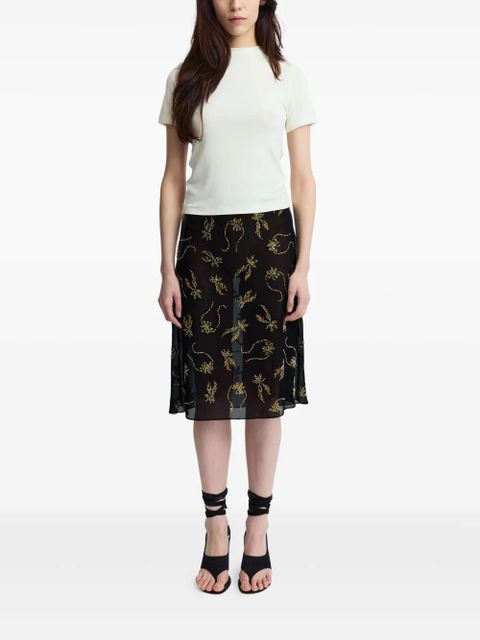 16Arlington Dafne midi skirt - Black