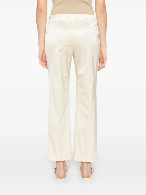 TOTEME straight-leg cropped trousers - Neutrals