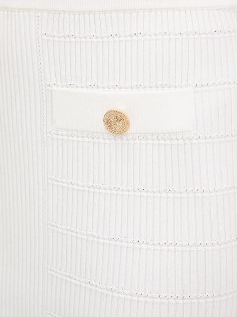 Guess spódnica EVANGELINE kolor biały midi ołówkowa W5YD66 Z0130