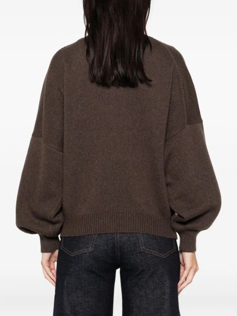 KHAITE Margaux Sweater - Brown