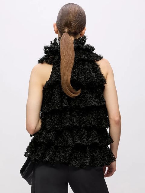 Karl Lagerfeld bluzka Karl Lagerfeld Studio damska kolor czarny A4W11041 - zdjęcie produktu nr 2