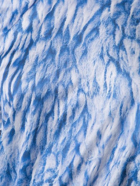 Comme Des Garçons abstract print blouse - Blue