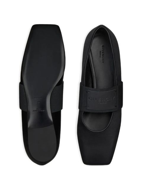 Givenchy square-toe ballet flats - Black