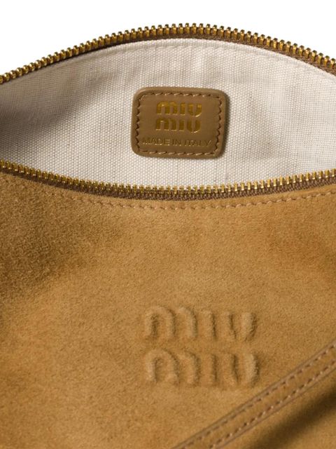 Miu Miu suede shoulder bag - Green