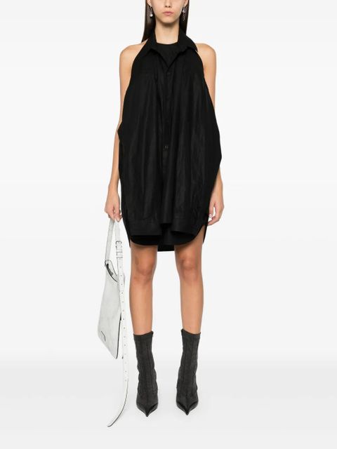 Balenciaga Suspended shirt dress - Black - zdjęcie produktu nr 2