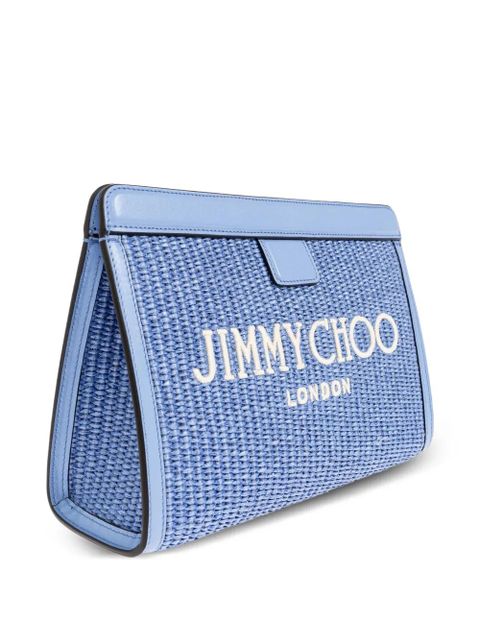 Jimmy Choo Avenue London clutch bag - Blue