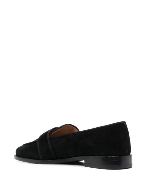 Aquazzura Martin suede loafers - Black