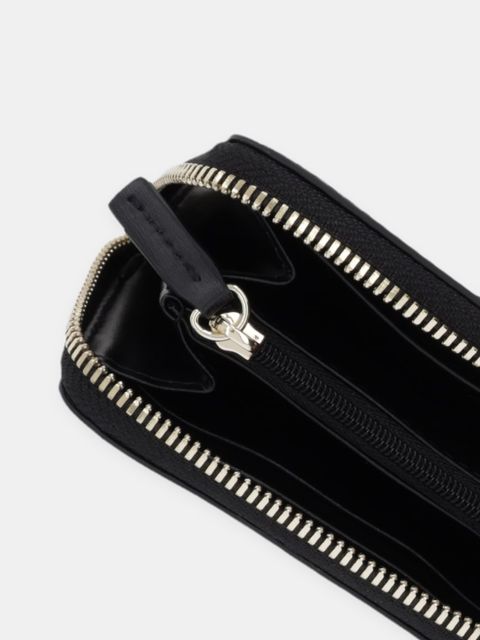 HUGO portfel Syndra_Zip Around sm damski kolor czarny 50557983