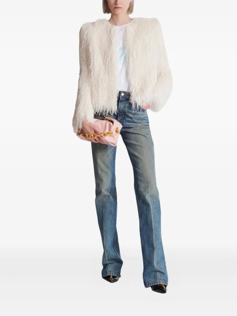 Balmain fringed jacket - White - zdjęcie produktu nr 2