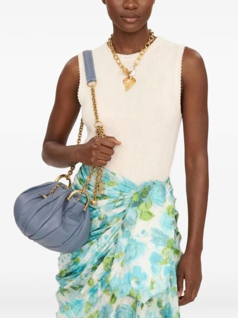 Chloé Plissé crossbody bag - Blue - zdjęcie produktu nr 2