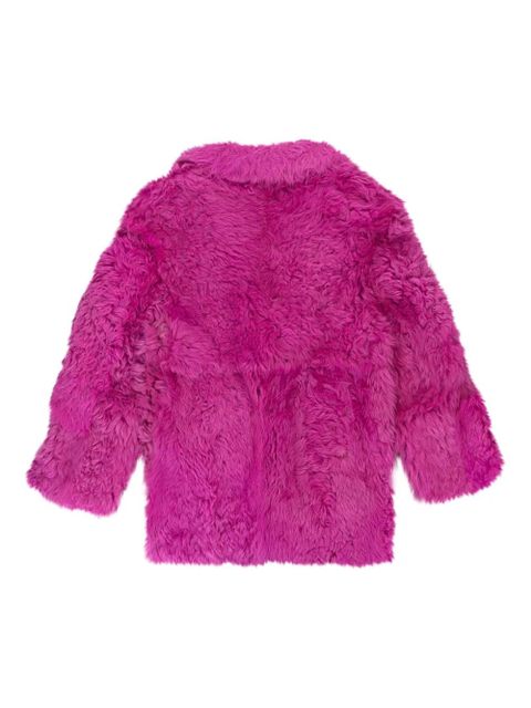 Off-White fur coat - Pink - zdjęcie produktu nr 2