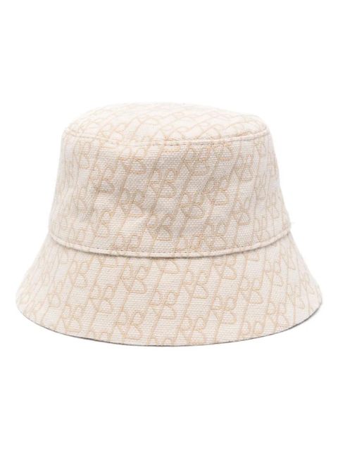 Ruslan Baginskiy monogram-pattern bucket hat - Neutrals - zdjęcie produktu nr 1