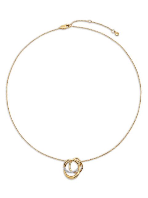 Monica Vinader interlocking-circles diamond necklace - Gold - zdjęcie produktu nr 1