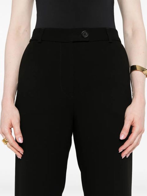 TOTEME pressed-crease straight trousers - Black