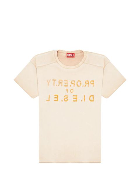 Diesel Ily logo-print T-shirt - Neutrals - zdjęcie produktu nr 1