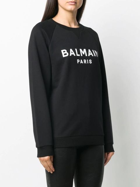 Balmain logo sweatshirt - Black