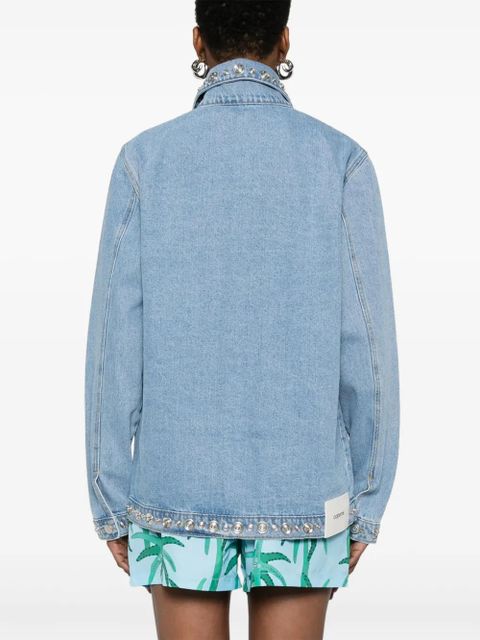Coperni studded denim jacket - Blue