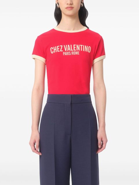 Valentino Garavani Chez-print T-shirt - Pink