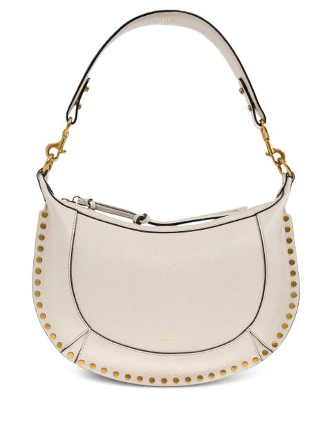 ISABEL MARANT Naoko studded leather shoulder bag - Neutrals - zdjęcie produktu nr 1