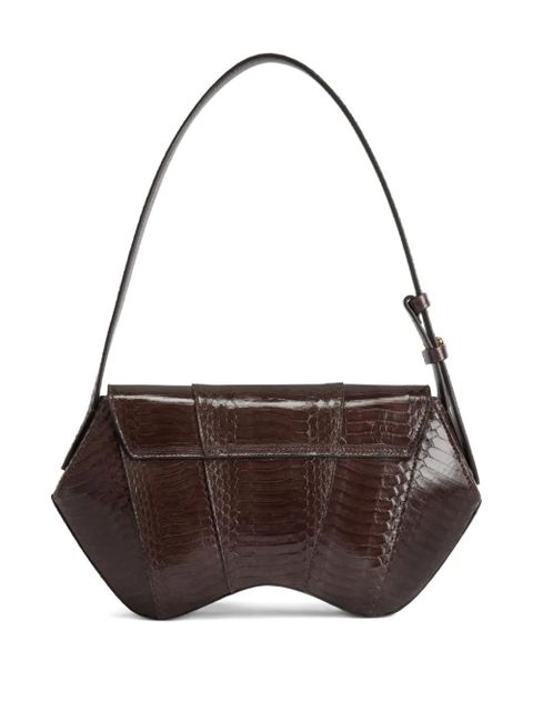 Giuseppe Zanotti snakeskin shoulder bag - Brown - zdjęcie produktu nr 2