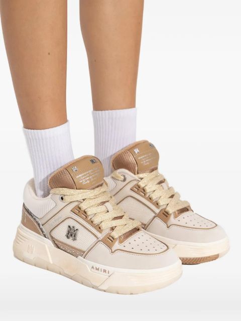 AMIRI glitter-embellished sneakers - White