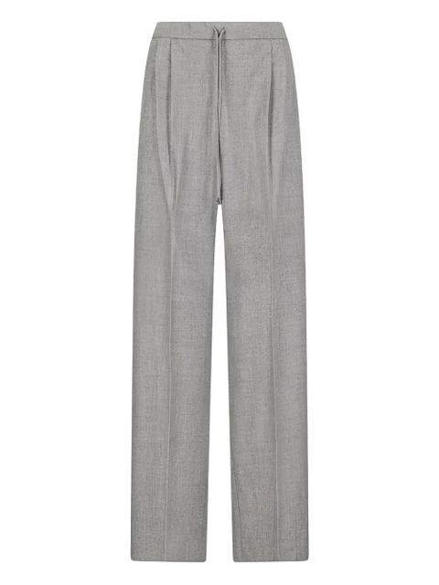 Max Mara pleated drawstring trousers - Grey - zdjęcie produktu nr 1