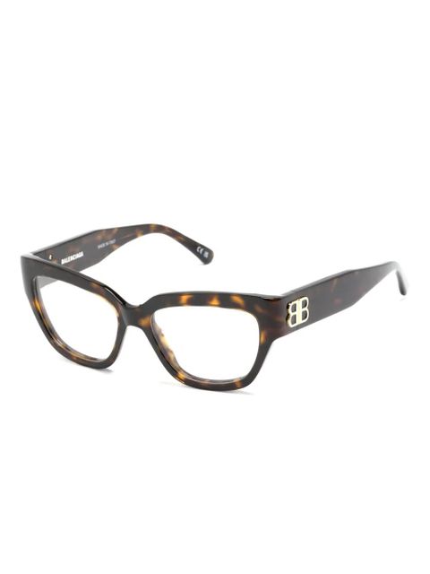 Balenciaga Eyewear square-frame glasses - Brown - zdjęcie produktu nr 2