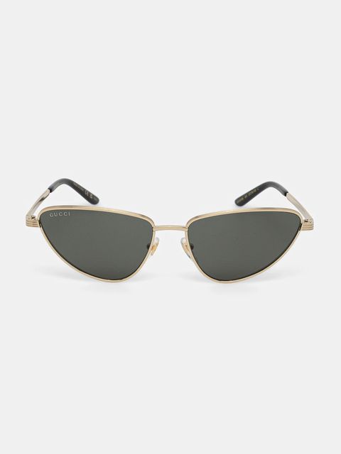 Gucci okulary przeciwsłoneczne damskie kolor żółty GG1879S - zdjęcie produktu nr 2