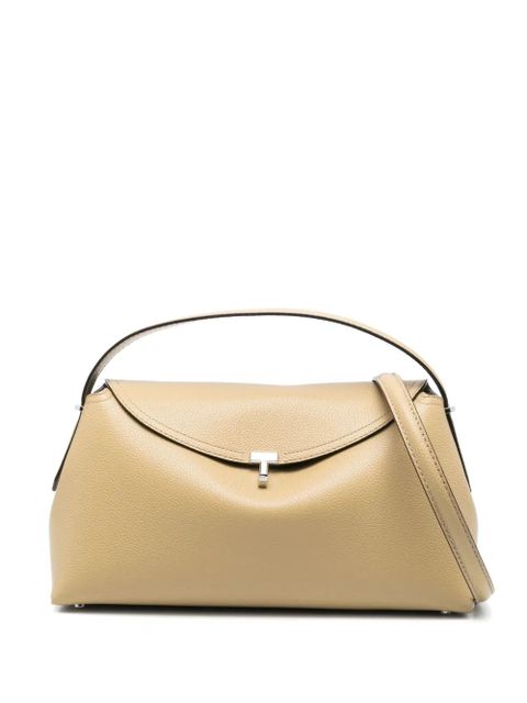 TOTEME T-Lock leather handle bag - Green - zdjęcie produktu nr 1