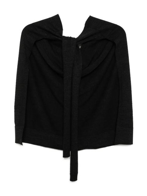 LEMAIRE Trompe L'oeil scarf - Grey - zdjęcie produktu nr 1