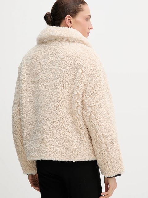 Save The Duck kurtka krótka HESTER kolor beżowy zimowa D32515W.CURL21