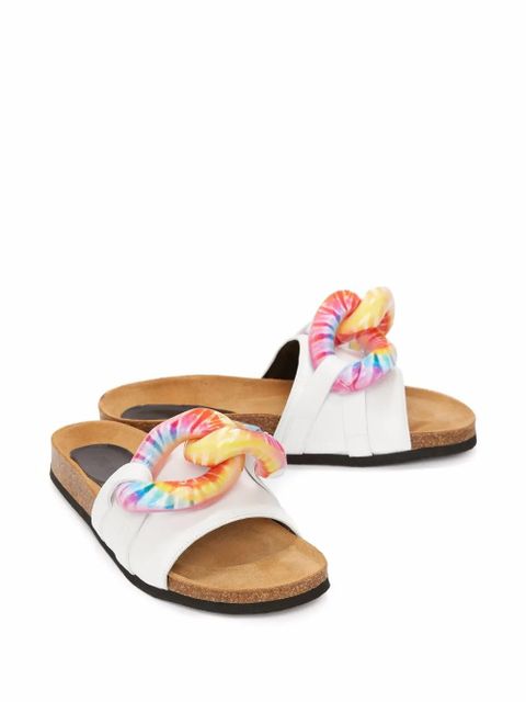 JW Anderson Chain slip-on slides - White - zdjęcie produktu nr 2