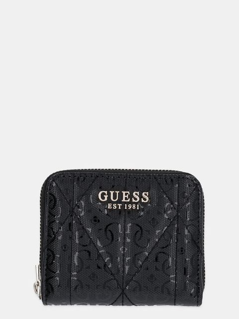 Guess portfel ALDINA damski kolor czarny SWGG96 63137 - zdjęcie produktu nr 1