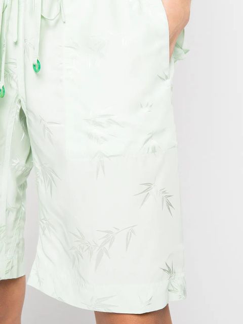 Alexander Wang drawstring pyjama shorts - Green