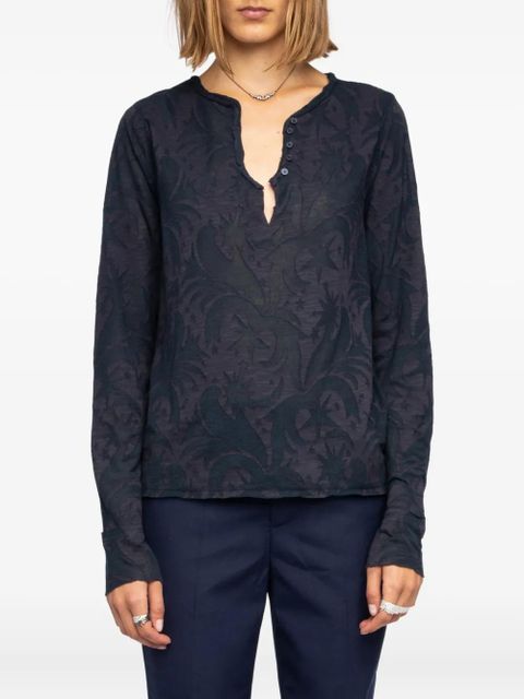 Zadig&Voltaire Henley blouse - Blue