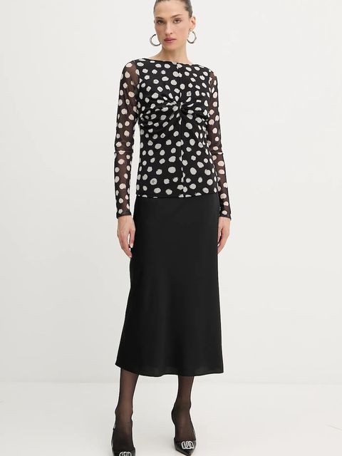 Liu Jo longsleeve kolor czarny UF5269.JS007 - zdjęcie produktu nr 2