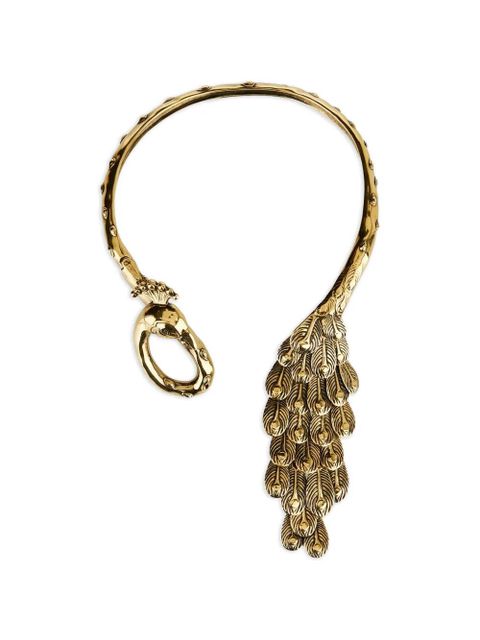 Chloé peacock feather necklace - Gold - zdjęcie produktu nr 1