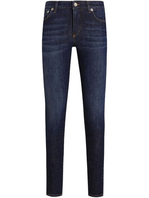 Dolce & Gabbana logo-plaque jeans - Blue - zdjęcie produktu nr 1