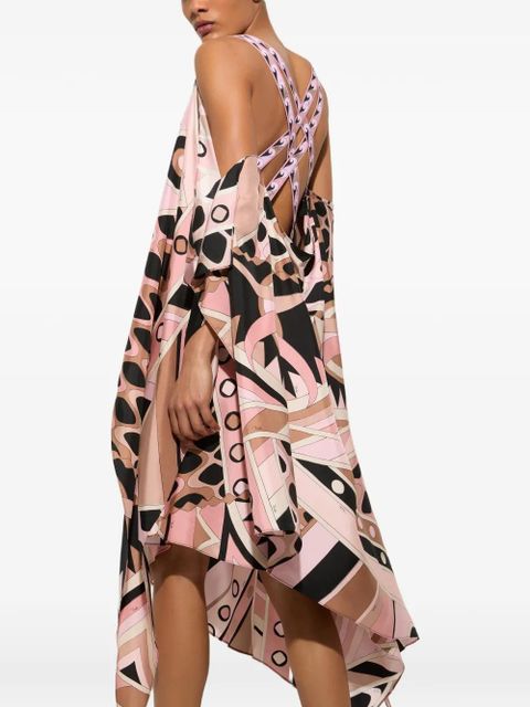 PUCCI Vivara print silk dress - Pink