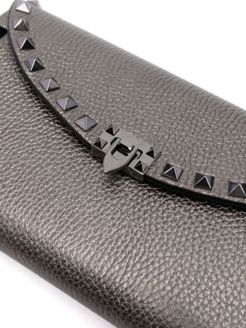 Valentino Garavani Rockstud clutch bag - Silver