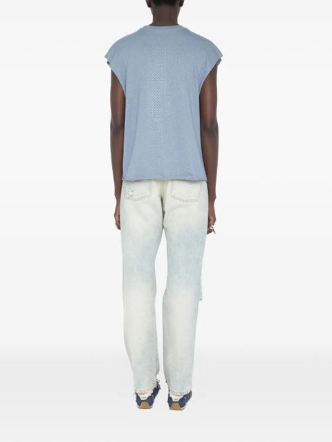 Zadig&Voltaire Cloe rhinestone T-shirt - Blue