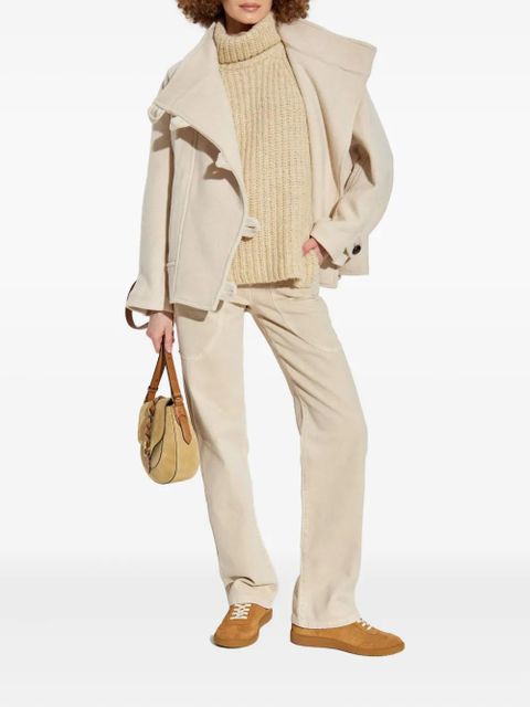 ISABEL MARANT turtleneck ribbed vest - Neutrals - zdjęcie produktu nr 2