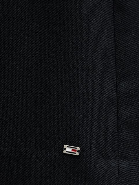 Tommy Hilfiger spódnica z dodatkiem wełny kolor granatowy mini rozkloszowana WW0WW49393